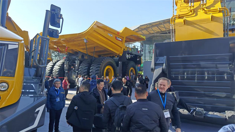 the company's booth was crowded with people